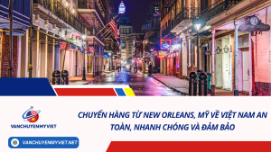 Chuyển Hàng Từ New Orleans, Mỹ Về Việt Nam An Toàn, Nhanh Chóng Và Đảm Bảo