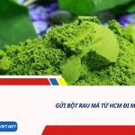 Gửi bột rau má từ HCM đi Mỹ giá ưu đãi
