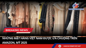 Những mặt hàng Việt Nam được ưa chuộng trên Amazon, Mỹ 2025