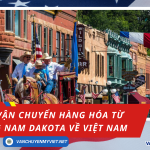 Dịch vụ vận chuyển hàng hóa từ tiểu bang Nam Dakota về Việt Nam uy tín, nhanh chóng