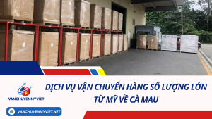 Dịch Vụ Vận Chuyển Hàng Số Lượng Lớn Từ Mỹ Về Cà Mau – An Toàn, Nhanh Chóng, Tiết Kiệm