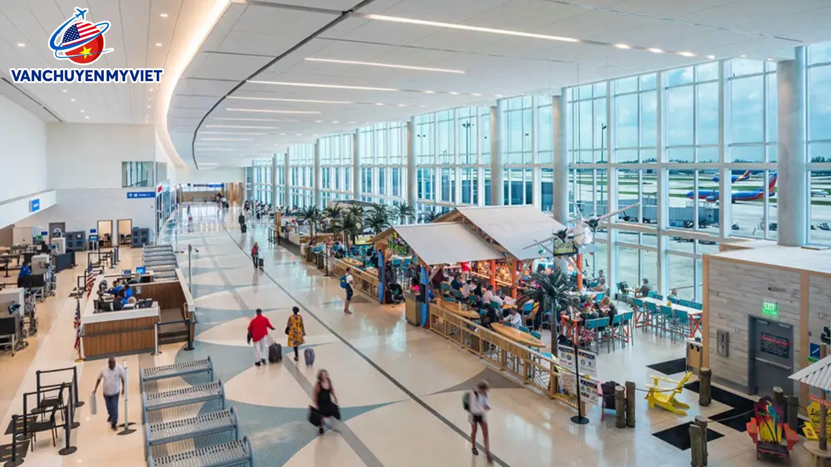 Dịch Vụ Booking Tải Hàng Không Từ Sân Bay Quốc Tế Fort Lauderdale (FLL) Về Sân Bay Nội Bài, Hà Nội (HAN)