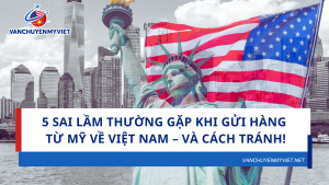 5 Sai Lầm Thường Gặp Khi Gửi Hàng Từ Mỹ Về Việt Nam – Và Cách Tránh!