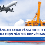 So Sánh Gửi Hàng Air Cargo Và Sea Freight Từ Mỹ Về Việt Nam – Lựa Chọn Nào Phù Hợp Với Bạn?