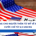 Dịch Vụ Gửi Hàng Cho Người Thân Từ Mỹ Về Bạc Liêu – Cước Chỉ Từ 6,5 USD/kg
