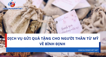 Dịch Vụ Gửi Quà Tặng Cho Người Thân Từ Mỹ Về Bình Định