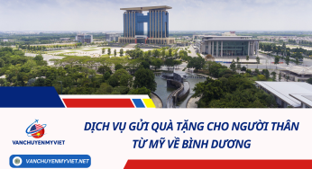 Dịch Vụ Gửi Quà Tặng Từ Mỹ Về Bình Dương – Cước chỉ từ 	$6.8/kg