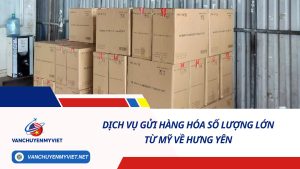 DỊCH VỤ GỬI HÀNG HÓA SỐ LƯỢNG LỚN TỪ MỸ VỀ HƯNG YÊN SỐ 1