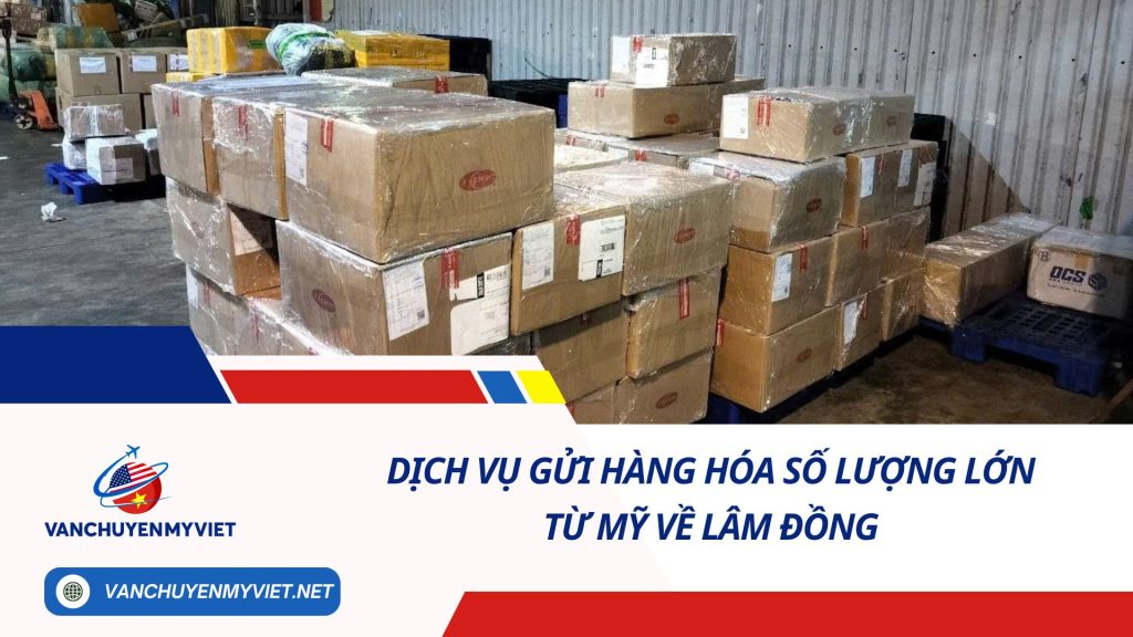DỊCH VỤ GỬI HÀNG HÓA SỐ LƯỢNG LỚN TỪ MỸ VỀ LÂM ĐỒNG SỐ 1