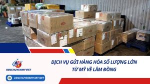 DỊCH VỤ GỬI HÀNG HÓA SỐ LƯỢNG LỚN TỪ MỸ VỀ LÂM ĐỒNG SỐ 1