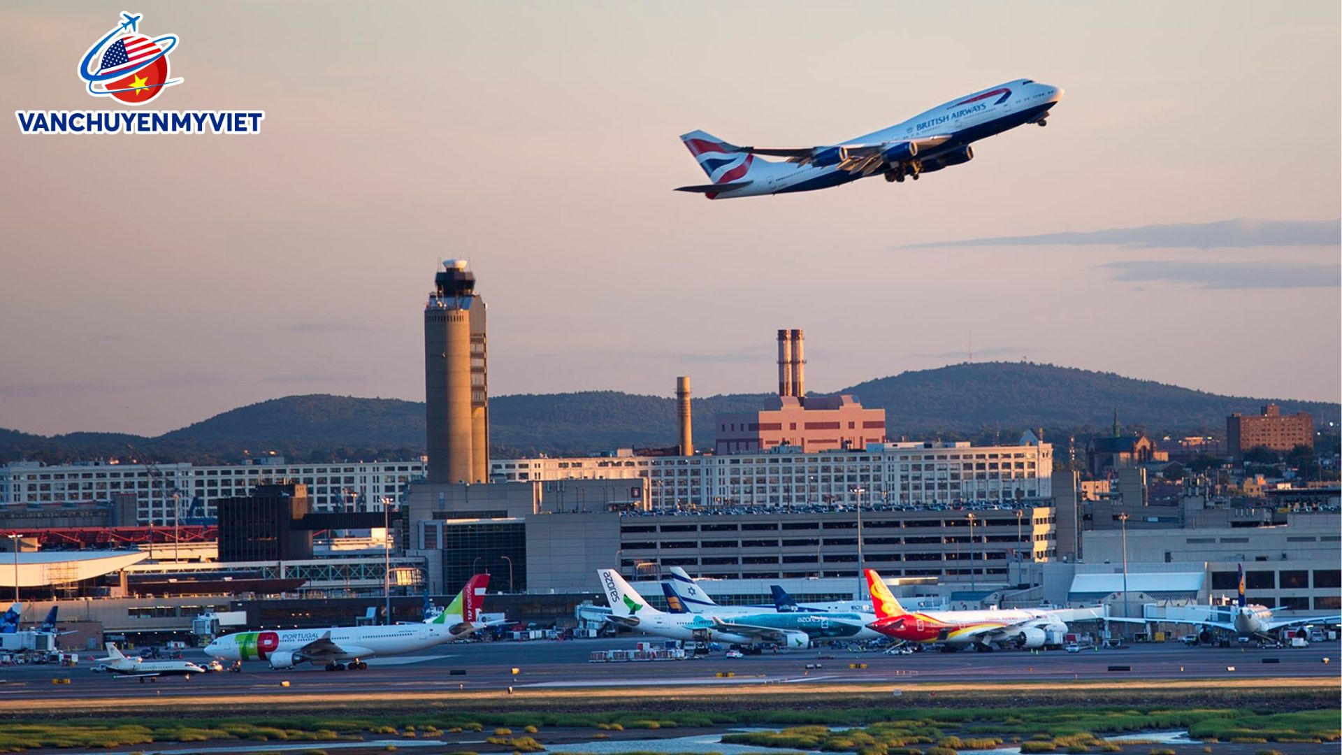 Dịch Vụ Booking Tải Hàng Không Từ Sân Bay Quốc Tế Boston Về Hà Nội