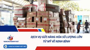 DỊCH VỤ GỬI HÀNG HÓA SỐ LƯỢNG LỚN TỪ MỸ VỀ NINH BÌNH SỐ 1