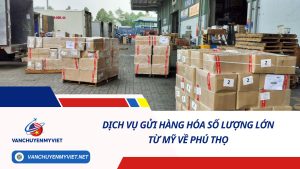DỊCH VỤ GỬI HÀNG HÓA SỐ LƯỢNG LỚN TỪ MỸ VỀ PHÚ THỌ SỐ 1