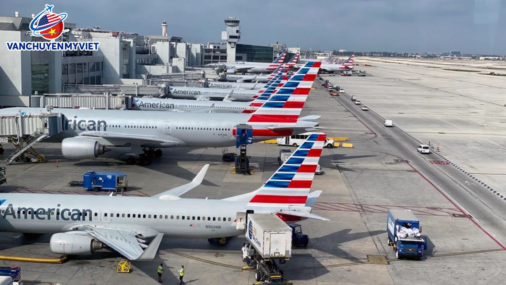 Dịch Vụ Booking Tải Hàng Không Từ Sân Bay Quốc Tế Miami (MIA) Về Sân Bay Nội Bài, Hà Nội (HAN)