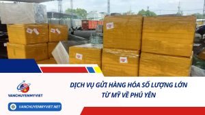 DỊCH VỤ GỬI HÀNG HÓA SỐ LƯỢNG LỚN TỪ MỸ VỀ PHÚ YÊN SỐ 1