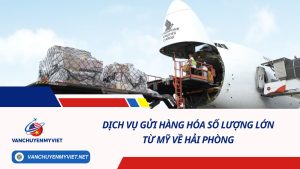 DỊCH VỤ GỬI HÀNG HÓA SỐ LƯỢNG LỚN TỪ MỸ VỀ HẢI PHÒNG