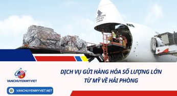 DỊCH VỤ GỬI HÀNG HÓA SỐ LƯỢNG LỚN TỪ MỸ VỀ HẢI PHÒNG SỐ 1