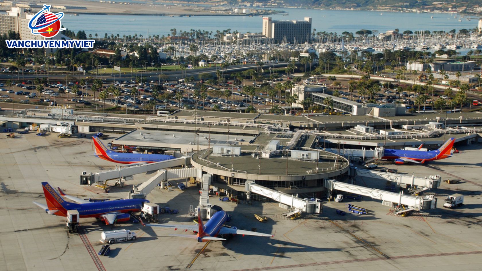 Dịch Vụ Booking Tải Hàng Không Từ Sân Bay Quốc Tế San Diego (SAN) Về Sân Bay Nội Bài, Hà Nội (HAN)