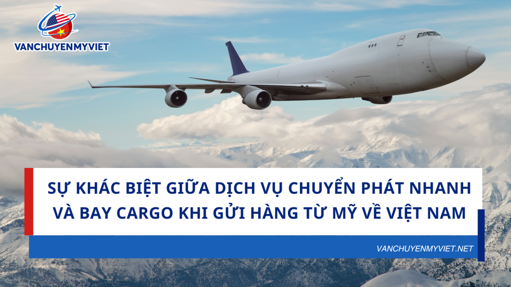 Sự Khác Biệt Giữa Dịch Vụ Chuyển Phát Nhanh Và Bay Cargo Khi Gửi Hàng Từ Mỹ Về Việt Nam