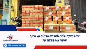 DỊCH VỤ GỬI HÀNG HÓA SỐ LƯỢNG LỚN TỪ MỸ VỀ TÂY NINH SỐ 1