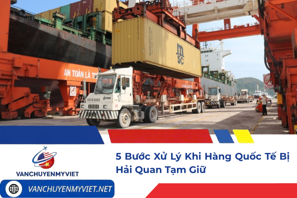 Hàng quốc tế bị hải quan tạm giữ phải làm sao? Cùng tìm hiểu 5 bước xử lý hiệu quả, nguyên nhân thường gặp và những lưu ý giúp hàng hóa nhanh chóng được thông quan.