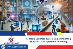 AI trong logistics 2026 và kho hàng thông minh